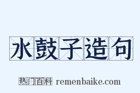 水鼓子造句是什么意思的图片